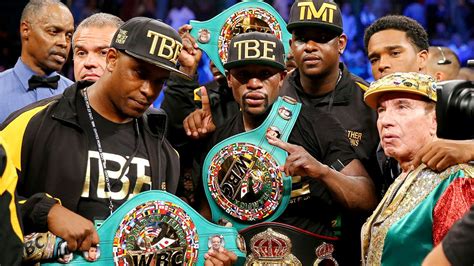 floyd mayweather belts history.